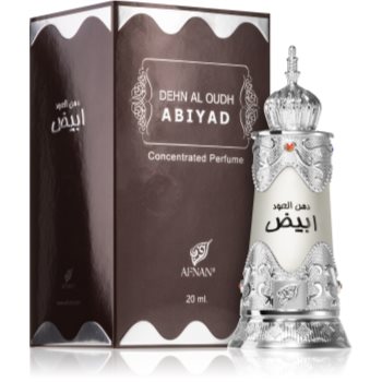 Afnan Dehn Al Oudh Abiyad ulei parfumat unisex - imagine 3